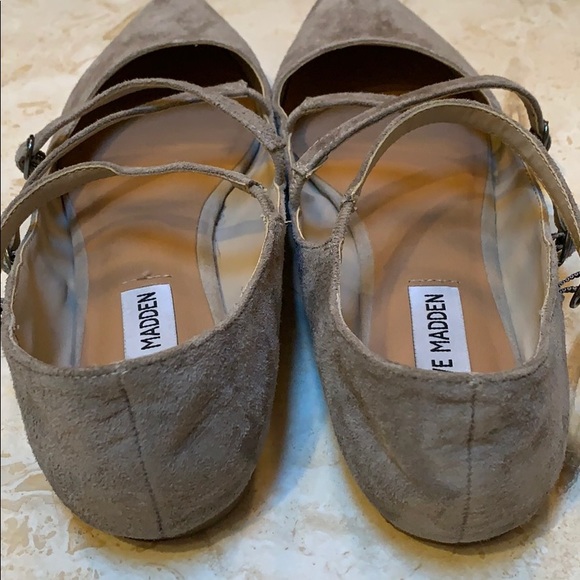 Steve Madden edggy flats EUC size 8 worn once - Picture 3 of 5